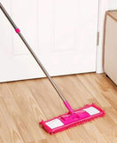 Flat Microfiber Squeeze Mop With Long Handle