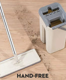 Flat Mop Bucket With Reusable Mop Pads