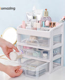 3 Tier Cosmetic Jewelry Organizer Box