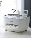 Creative Tissue Box & Remote Organizer