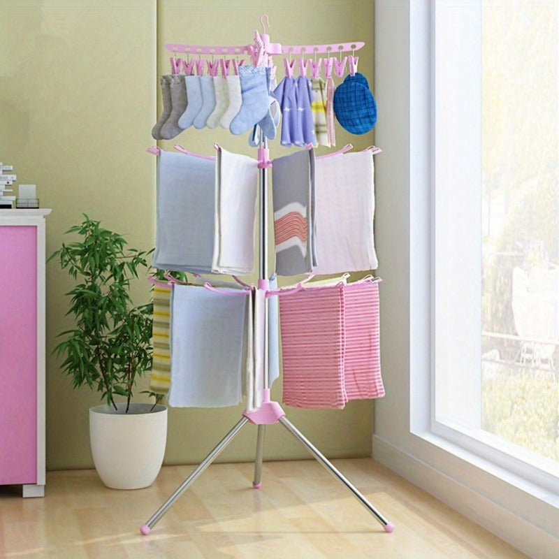 Foldable Clothes Drying Rack