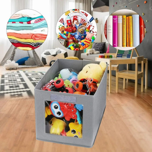 Foldable Storage Box With Handle