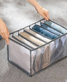 7 Compartments Pants Shirts Storage Clothes Box