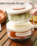 2 In 1 Foldable Strainer Bowl With Handle