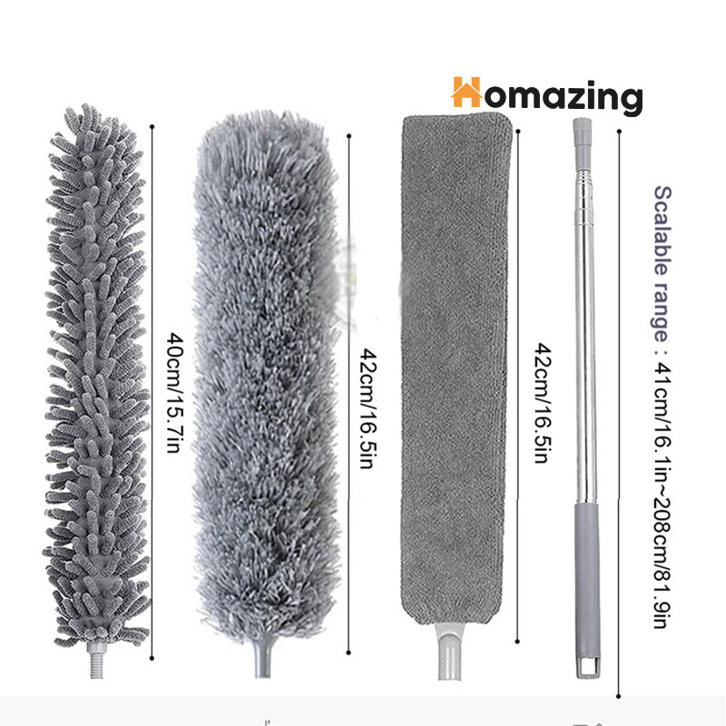 4 In 1 Adjustable Microfiber Dust Brush