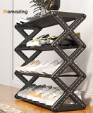 4 Layer Folding Shoe Rack Organizer