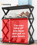 4 Layer Folding Shoe Rack Organizer