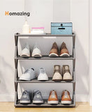 4 Layer Folding Shoe Rack Organizer