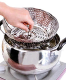 Folding Mesh Steamer Basket Steel