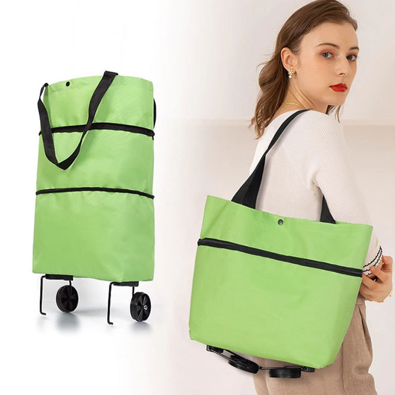 Folding Shopping Pull Cart Trolley Bag