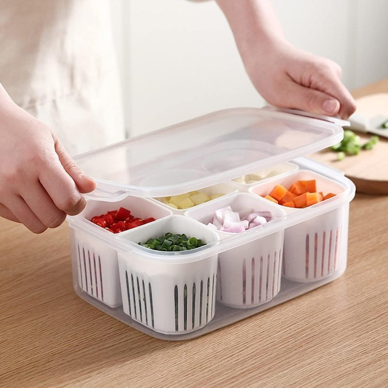 Food & Vegetable Storage Box With Lid