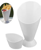 French Fries Dip Cone Cup With Sauce Holder