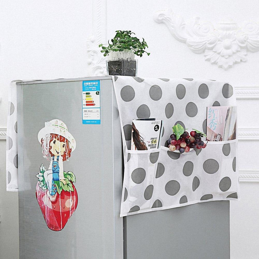Fridge Cover With Pockets
