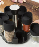 Condiment Spice Jars Revolving Base