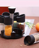 Condiment Spice Jars Revolving Base