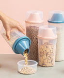 Grain Cereal Storage Jar With Cup