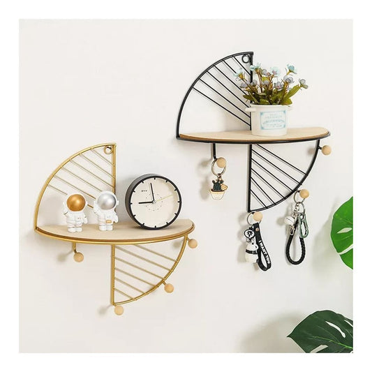 Creative Wall Storage Shelf With Hook