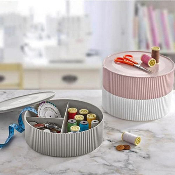 Round Stackable Organizer 3 Compartment