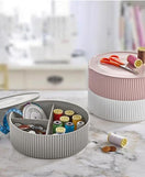 Round Stackable Organizer 3 Compartment