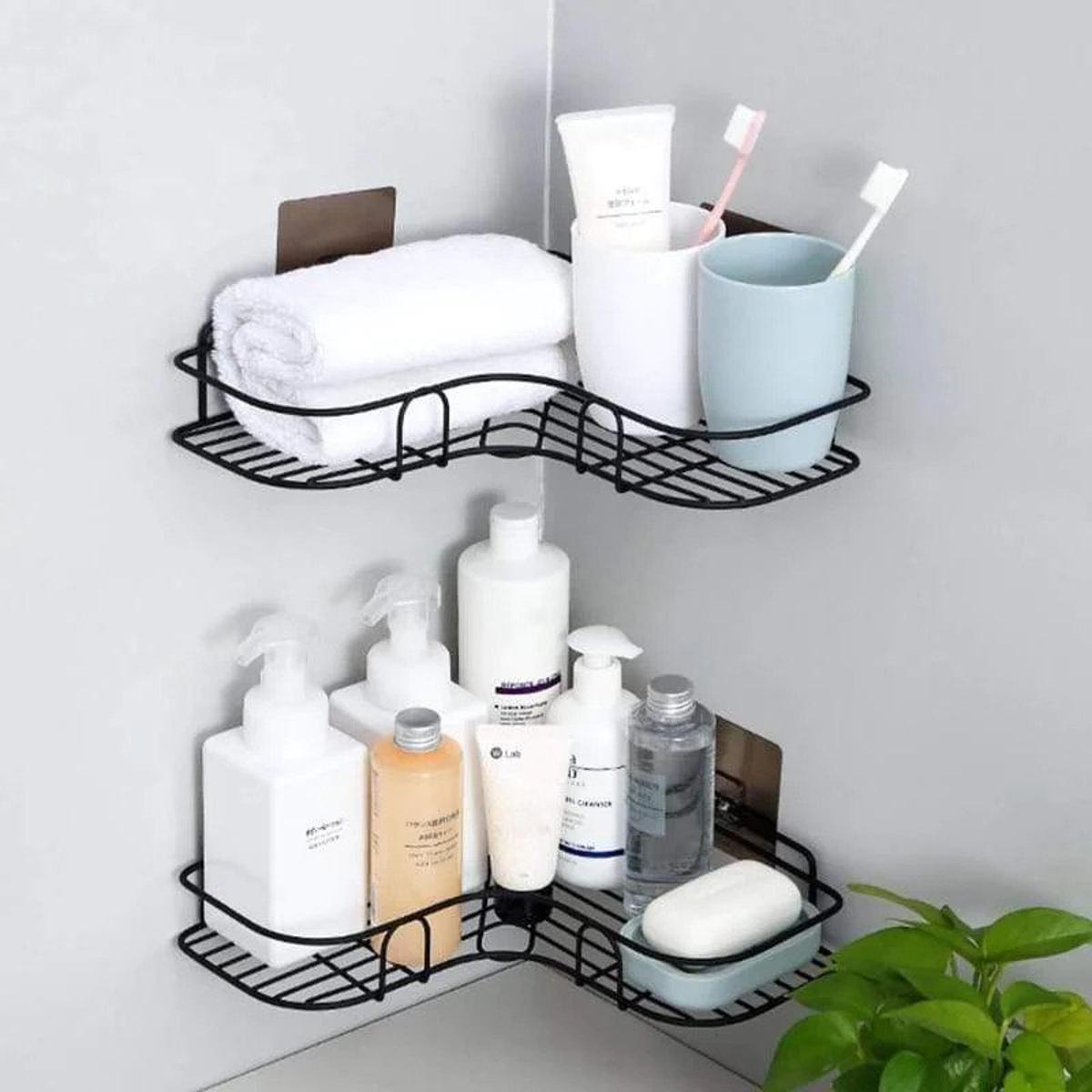 Bathroom Corner Rack Self-Adhesive