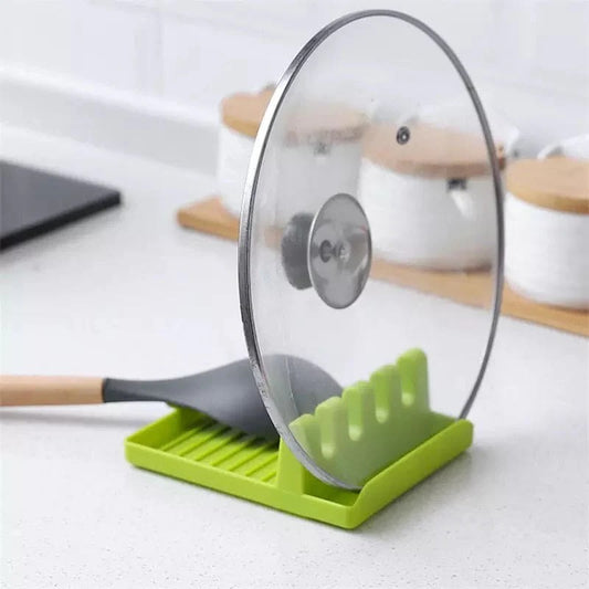 Kitchen Utensil Rest - Spoon & Lid Holder