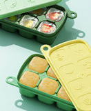 Silicone Ice Cube Mold Tray With Lid