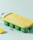 Silicone Ice Cube Mold Tray With Lid