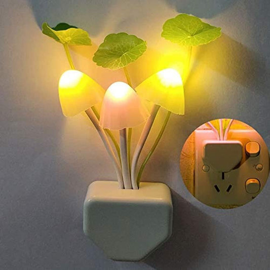 LED Mushroom Night Light With Sensor