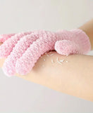 Bath Gloves Pair For Body Scrub