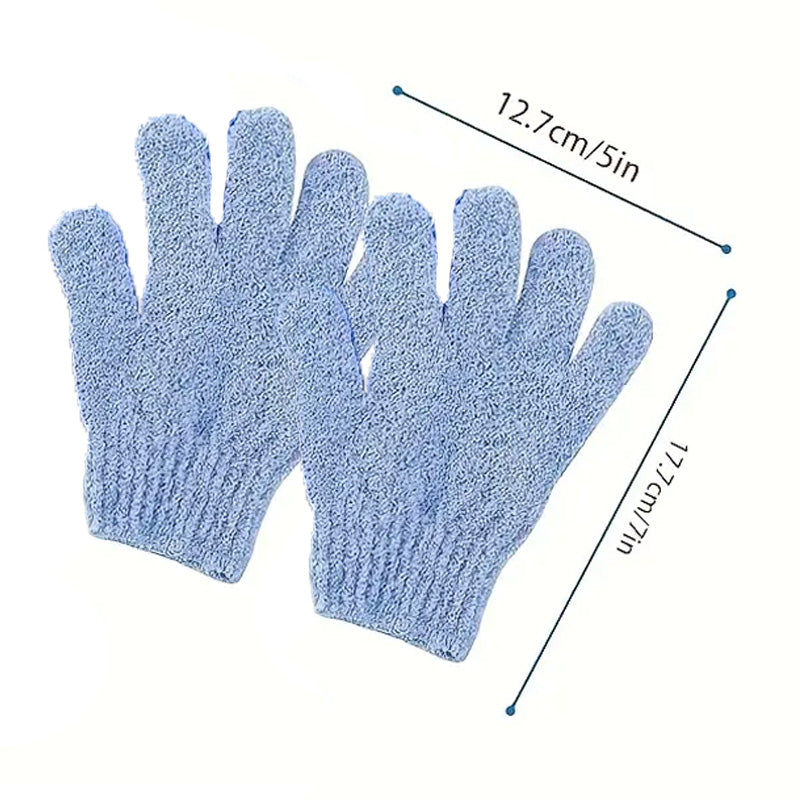 Bath Gloves Pair For Body Scrub