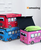 Foldable Bus Storage Box With Lid