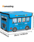 Foldable Bus Storage Box With Lid