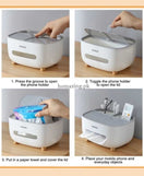 Creative Tissue Box & Remote Organizer