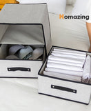 2 Drawer Fabric Storage Box Organizer