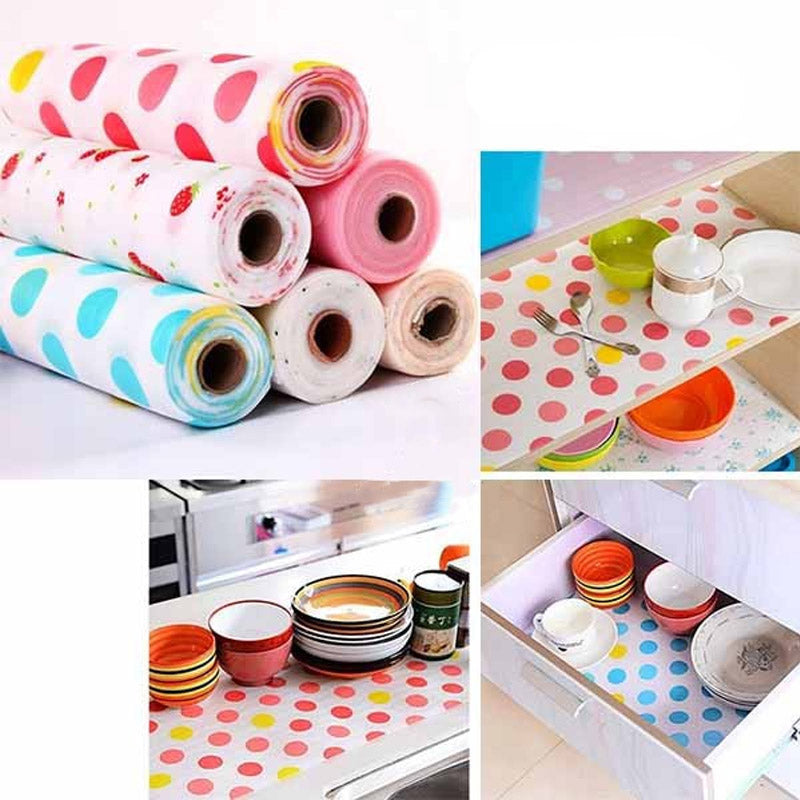 Anti Slip Foam Drawer Mat - 2 Rolls Pack