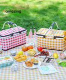 Foldable Insulated Picnic Basket