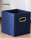 Foldable Storage Cube Bin With Handle