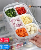 Food & Vegetable Storage Box With Lid