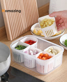 Food & Vegetable Storage Box With Lid