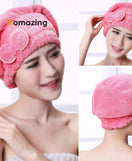 Dry Hair Drying Towel Cap