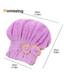 Dry Hair Drying Towel Cap