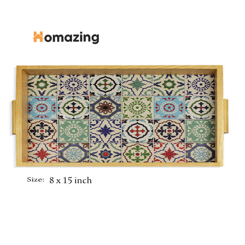 Heritage Design Tray-Wooden