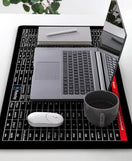 Non-Slip Keyboard Pad With Office Software Shortcuts Pattern