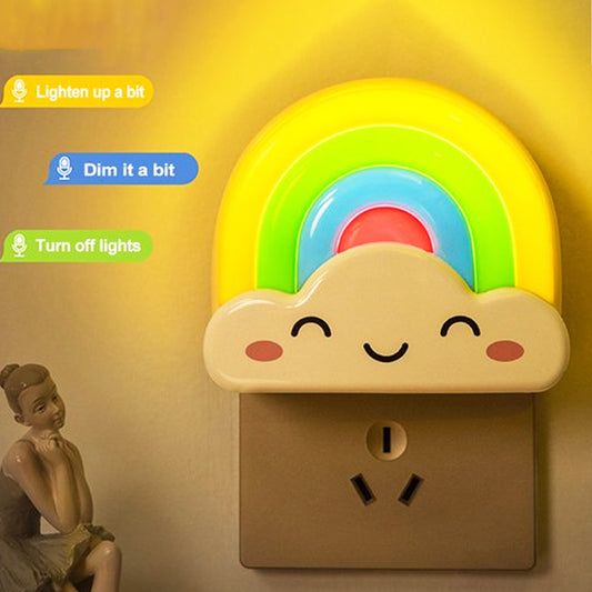 LED Rainbow Night Light With Sensor