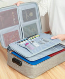 Travel Storage Briefcase Bag With Lock