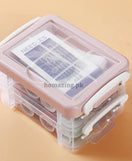 Multi-function Sewing Kit Box Double Layer