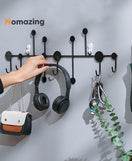 Multi Hook Metal Wall Hanger