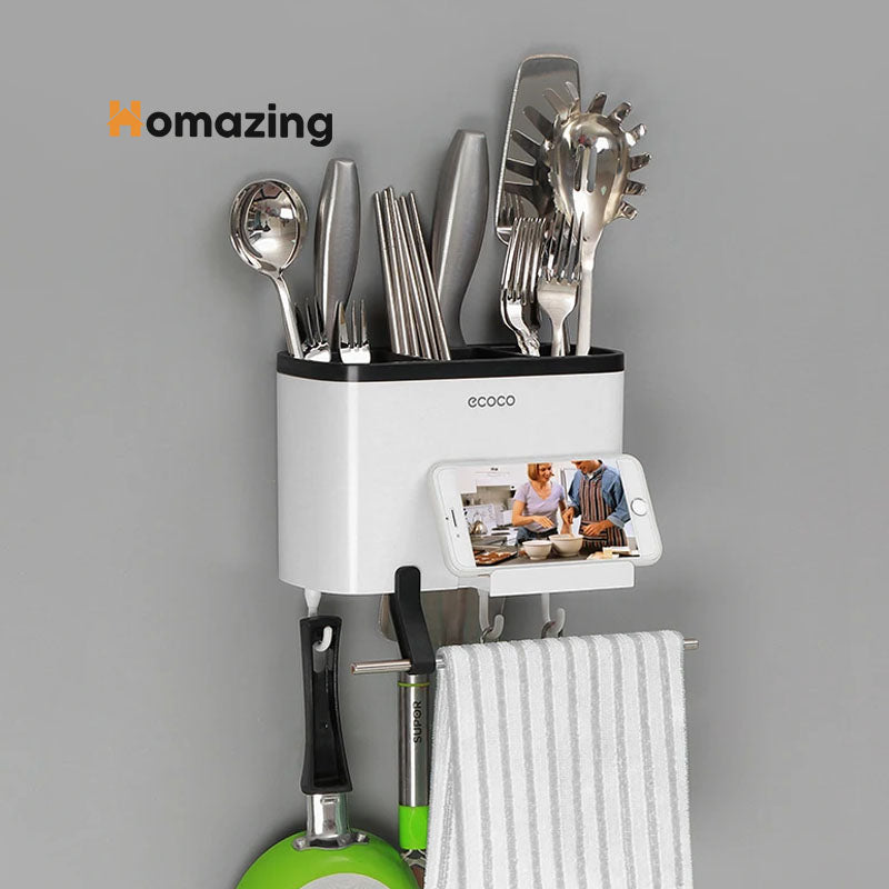 Multifunctional Utensil Storage Rack