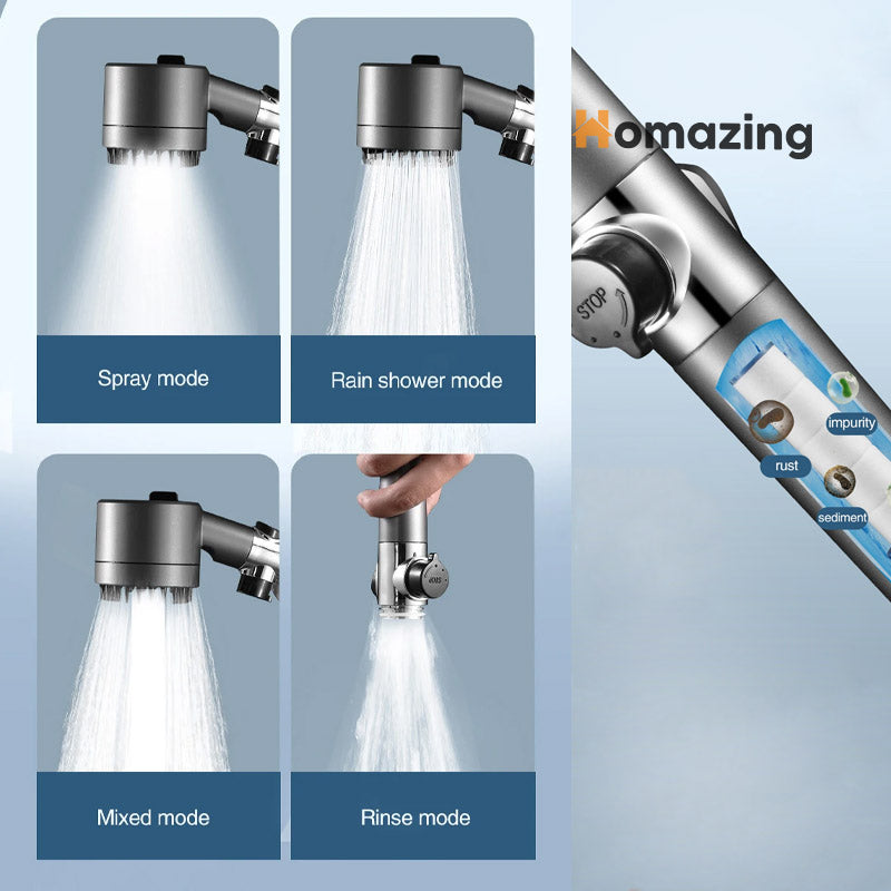 3 in 1 Shower Head Massage Brush