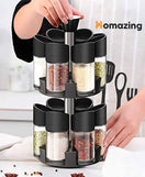 Condiment Spice Jars Revolving Base